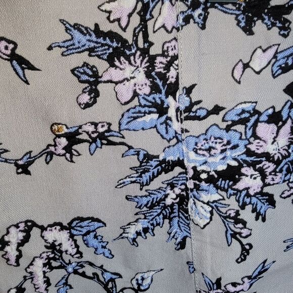 Loft Ann Taylor jaquard floral mini skirt size 4 - Picture 4 of 7